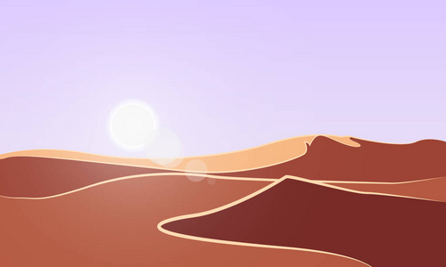 沙漠的阳光背景