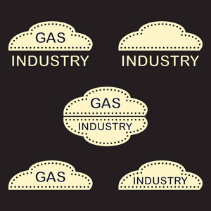 气体工业的标签贴纸标识
