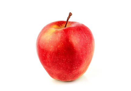 熟透的红苹果孤立