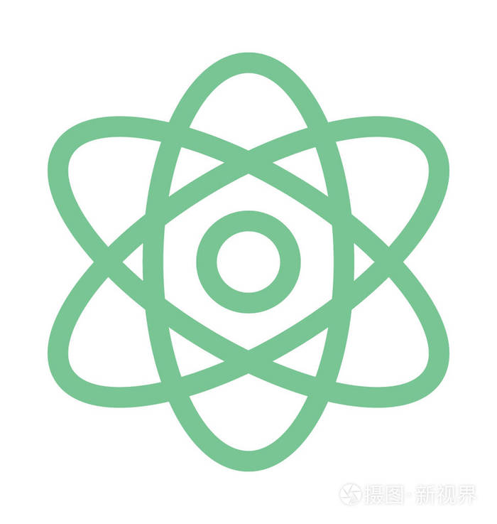 原子色线条图标