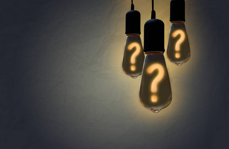 培训会议问题概念中的问号混淆照片