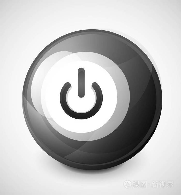 启动电源按钮, ui 图标设计, 关闭符号