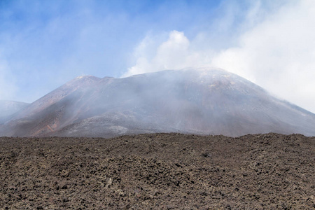 埃特纳火山，西西里岛，意大利