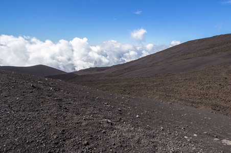 埃特纳火山，西西里岛，意大利