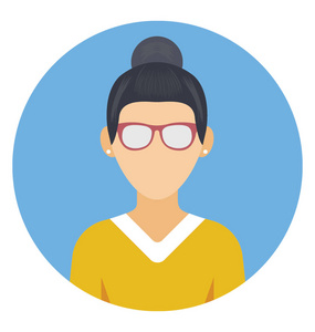 女校长平面图标照片