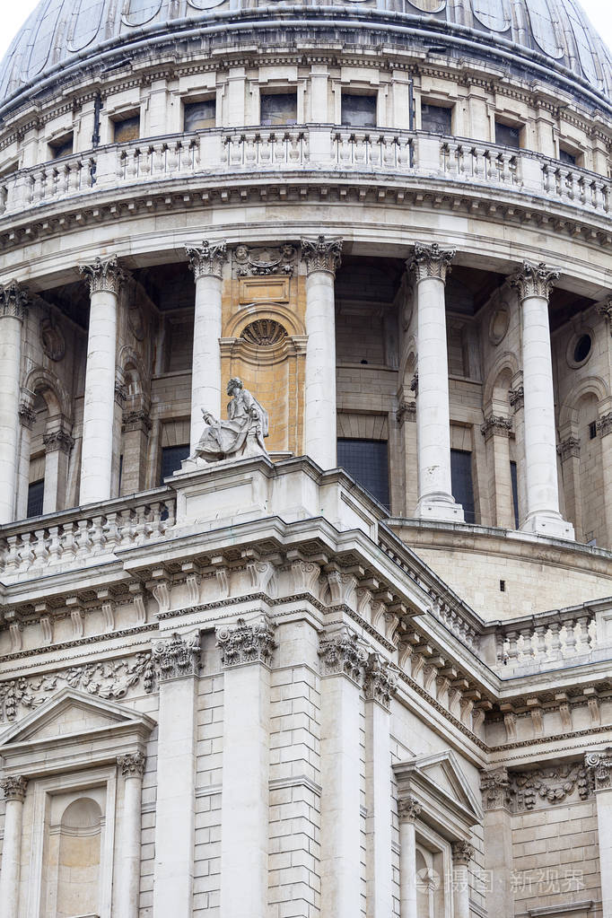18世纪圣保禄大教堂伦敦英国