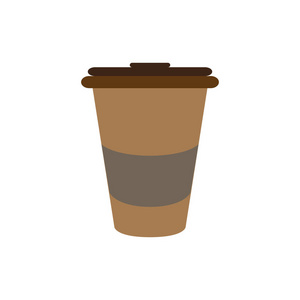 独立咖啡塑料杯图标