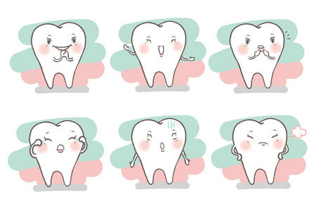 牙齿与不同的情感