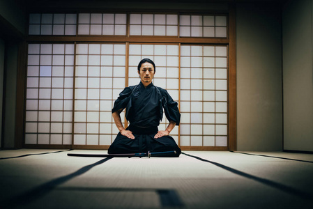 日语剑道武士道场军事图片