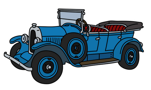 复古敞篷车图片