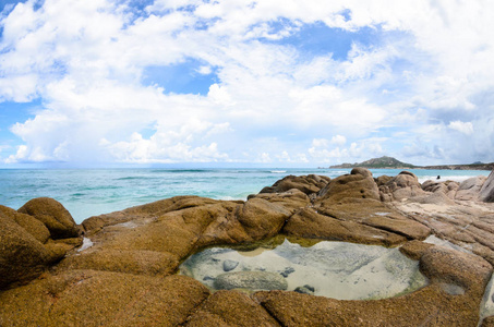 Scenics 从 Pulmo 湾, 沙漠遇见海, 下加利福尼亚在墨西哥