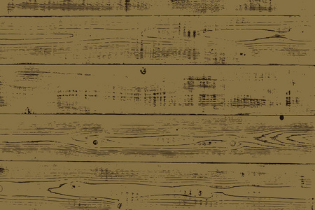 实木覆盖水平纹理。矢量插图背景为深棕色和黑色, 水平格式。自然乡村苦恼的背景