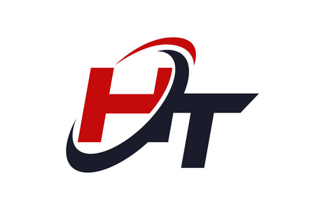 ht 徽标旋风全球红字矢量概念照片