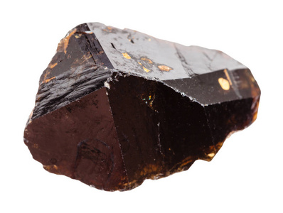 俄罗斯哈巴罗夫斯克边疆区 Pravourmiyskoe 矿床白底天然岩石标本结晶锡石 锡矿 石材的宏观拍摄