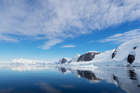 南极美丽的风景和风景