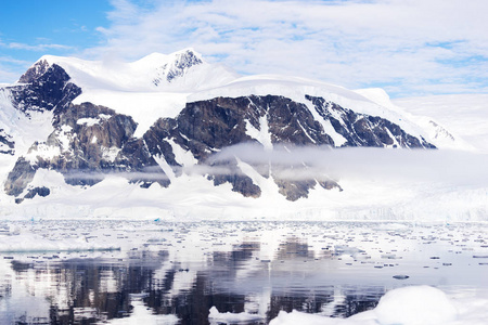 南极美丽的风景和风景