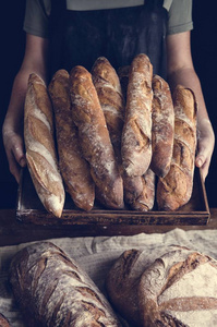 自制酵母面包食品摄影食谱创意