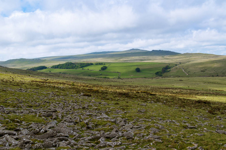 英国德文郡达特穆尔国家公园 Belstone 周边地区