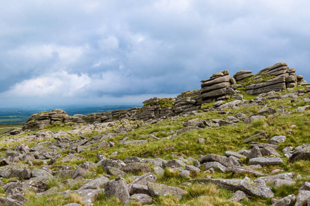 英国德文郡达特穆尔国家公园 Belstone 周边地区