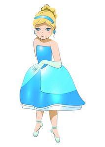 灰姑娘仙女, 女孩, 动漫, 公主, 舞蹈, 芭蕾照片