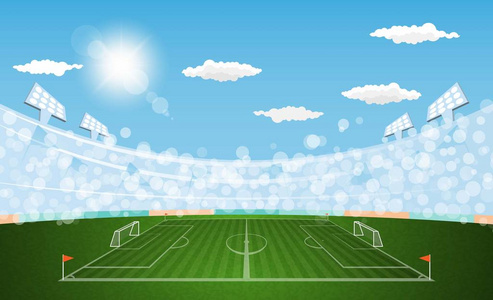 场场插画-场场手绘-场场卡通图-摄图新视界