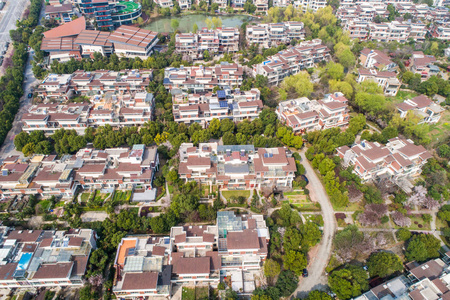 鸟瞰南京城市建筑景观图片