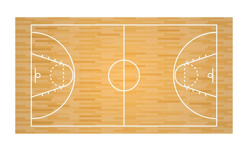 黄灯下的篮球场图片-黄灯下的篮球场素材-黄灯下的篮球场插画-摄图新