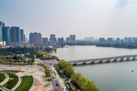 鸟瞰南京城市建筑景观图片