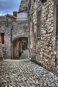 意大利 Sermoneta 中世纪城市风景名胜区