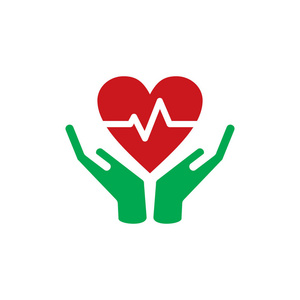 关爱标志关爱心徽标图标设计照片