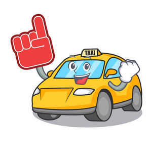 出租车插画图片