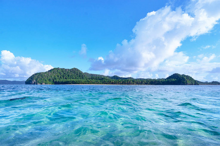 美丽的风景与小热带海岛