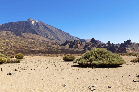 Teide 国家公园 Teide 与熔岩岩石