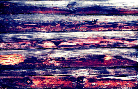 背景的木板纹理墙与选择色调的颜色。抽象的背景, 一个古老的木墙, 具有鲜明的质感。紫外线漆