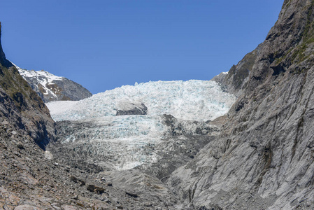 Franz 约瑟夫冰川在新西兰南部