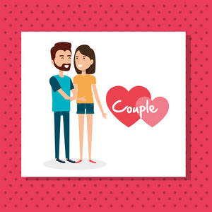 浪漫动画情侣情侣情侣心模式照片