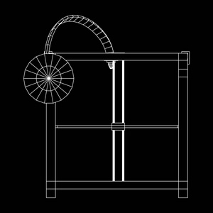 3d 打印机线框