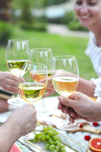 为度假或聚会干杯干杯2020女性手特写镜头香槟.