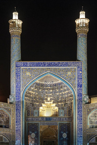 伊朗伊斯法罕 Naqsh 汗广场的沙阿清真寺著名地标