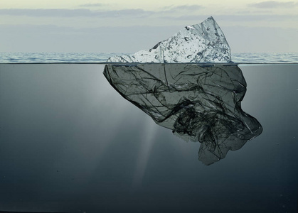 海洋垃圾图片-海洋垃圾素材-海洋垃圾插画-摄图新视界