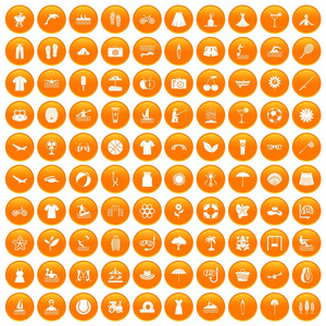 100夏季图标设置橙色