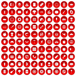 100膳食图标设置红色