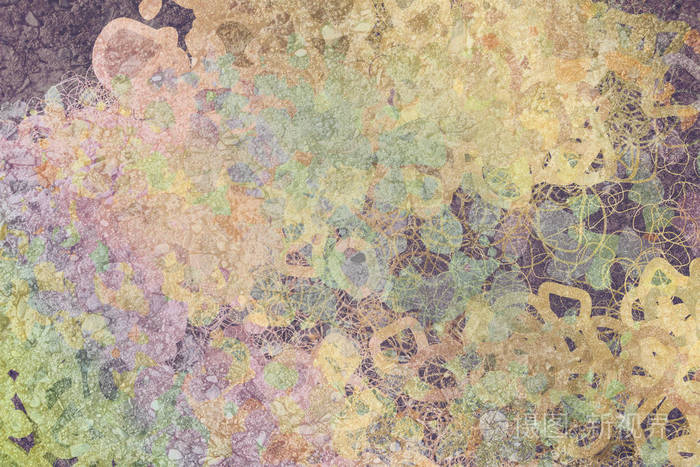 垃圾和粗糙.艺术混合杂乱形状背景图案摘要