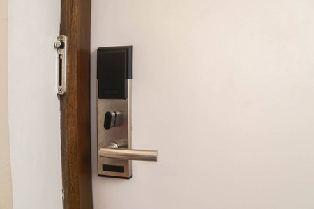 智能卧室钥匙锁在旅馆为钥匙卡