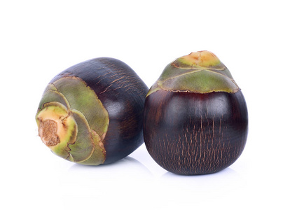 亚洲棕榈棕榈树托迪棕榈树糖和柬埔寨棕榈树树上孟加拉醋栗白花.