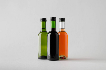 葡萄酒季迷你瓶模拟三瓶