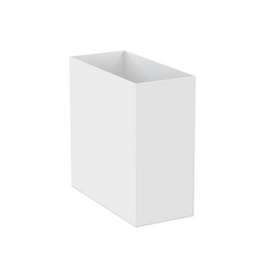 空白打开盒在白色被隔绝。向量