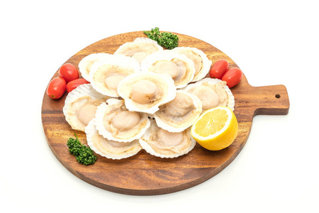 新鲜扇贝图片-新鲜扇贝素材-新鲜扇贝插画-摄图新视界