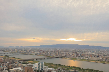 日本大阪梅田蓝天大厦景观