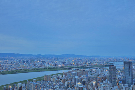 日本大阪梅田蓝天大厦景观